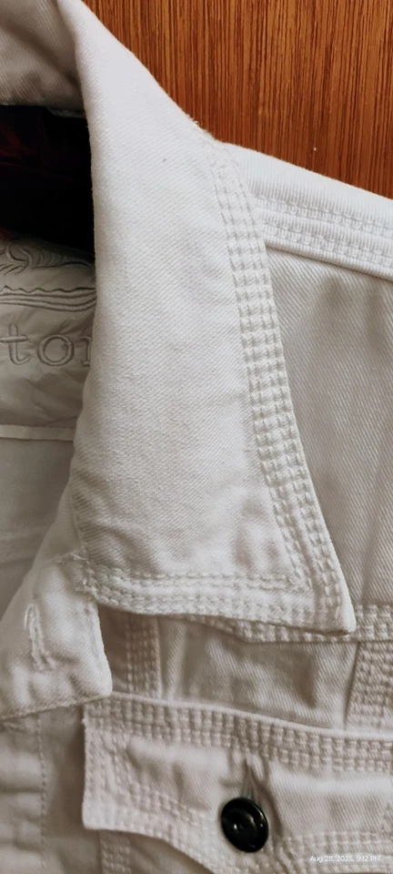 Chaqueta Vaquera G Gator Vintage Blanca XXL Excelente Estado Foto 4 de 4