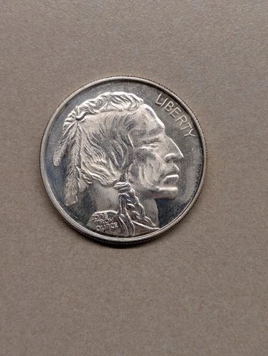 1 oz .999 Fine Silver Buffalo Indian Head Commemorative Coin NOT LEGAL TENDER 1