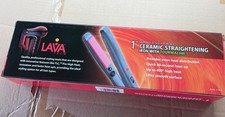 NEW Lava Tech 1" Professional Ceramic Straightening Iron With Tourmaline - LT610