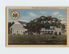Postcard The Franklin D. Roosevelt Library Hyde Park New York USA