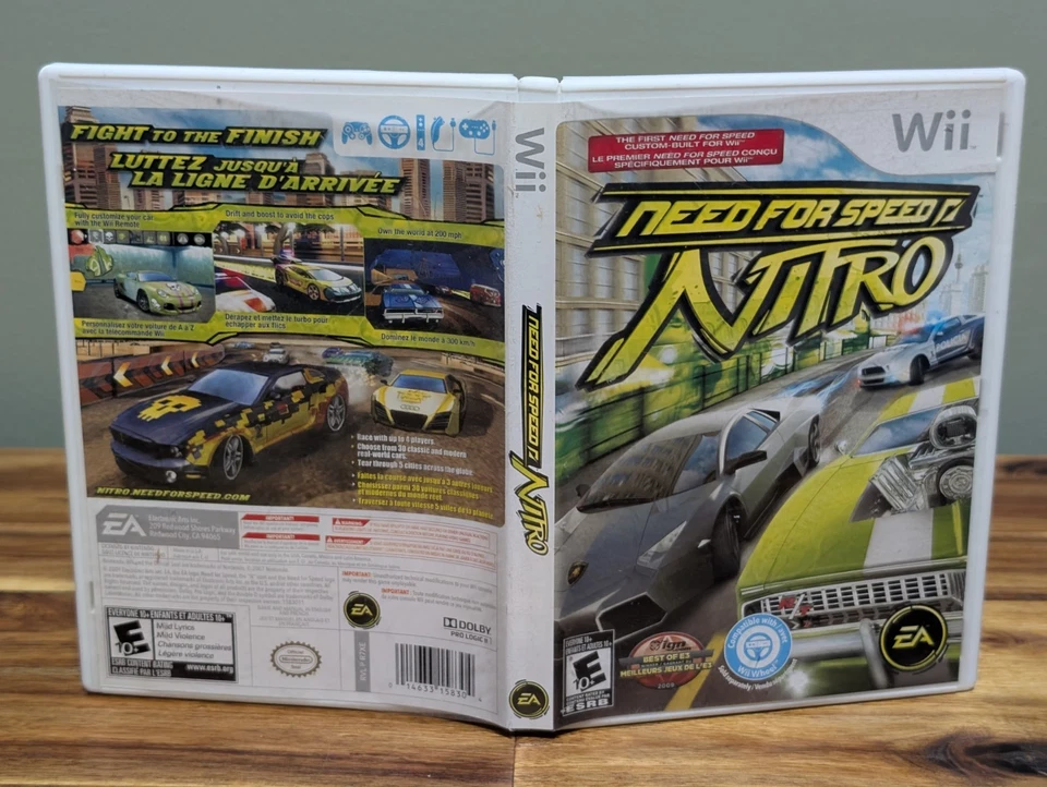 Need for Speed: Nitro (Nintendo Wii, 2009)➡️CIB  - Tested - Near Mint 📀! - Image 4 of 4