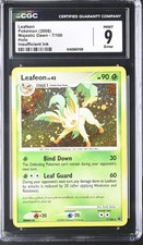 CGC 9 MINT Leafeon 7/100 Majestic Dawn Holo Insufficient Ink Error Pokemon Card on eBay