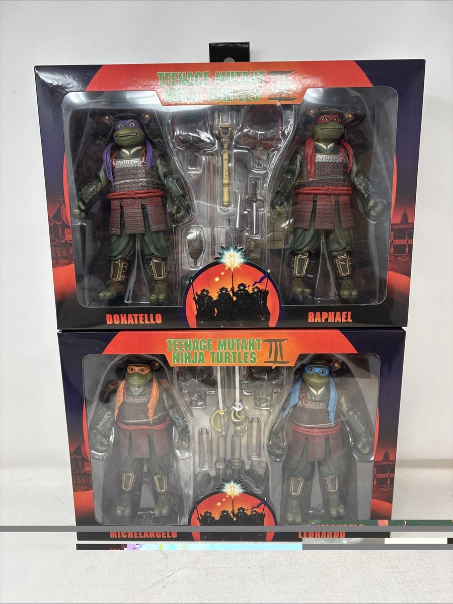 Neca Nickelodeon Samurai Tmnt Teenage Mutant Ninja Turtles Set Of