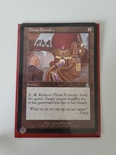 Magic the Gathering Thran Foundry Card MTG John Zeleznik