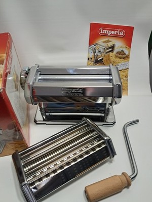 Imperia Handkurbel Nudelmaschine - Edelstahl - Made in Italy