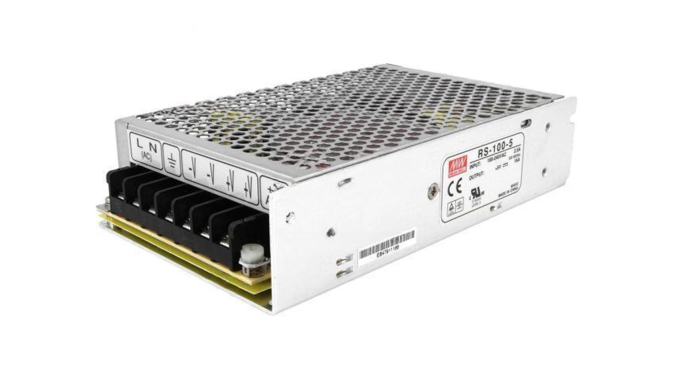 Switching power supply for modular installation 100W RS-100-5