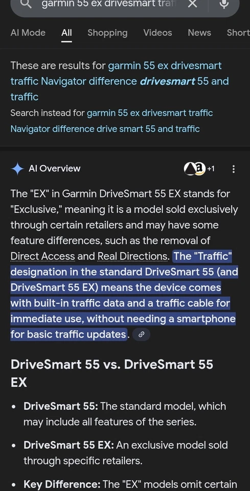 GPS Garmin Drivesmart 55 Exclusive Navigator LT TRAFFIC & MAPS 5.5" Touchscreen - Image 4 of 4