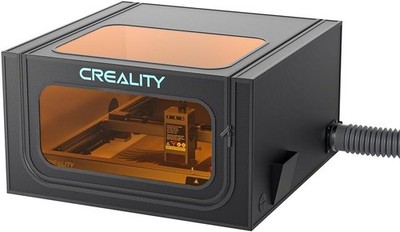 Creality Laser Engraver Enclosure w/ Vent 28.3x28.3x15.7in with Fan and Pipe