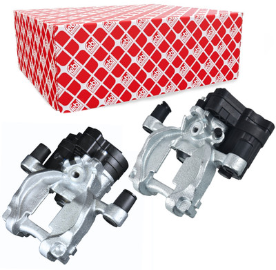 FEBI Bremssattel Hinten Links Rechts mit Motor für AUDI SEAT LEON VW GOLF SKODA