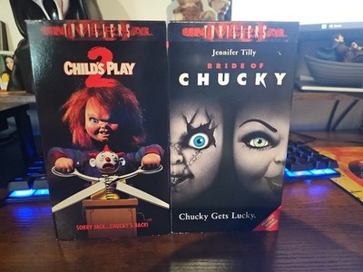 Childs Play 2 And Bride Of Chucky Vhs Tapes