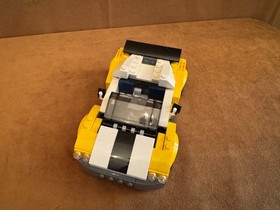 31046 LEGO Complete CREATOR: Fast Car 3 in 1 yellow cars with all manuals