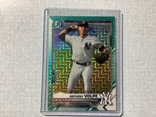 2021 Bowman - Chrome Prospects Anthony Volpe #BCP-85 Aqua Mojo Refractor /225 