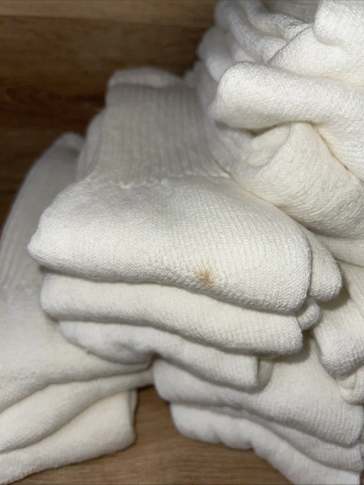 Lote 21 pares de calcetines vintage Fila de mezcla de algodón blanco Foto 4 de 4