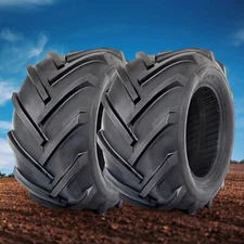 2 Packs 23x10.5-12 Lawn Mower Tires 23x10.5x12 6Ply Heavy Duty Tubeless Replace