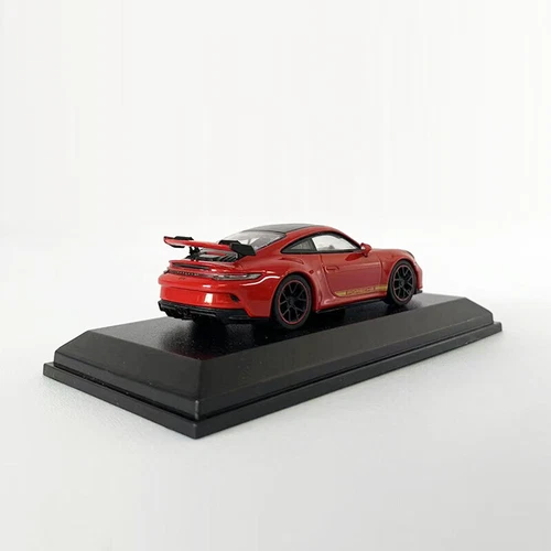 MINICHAMPS 1:64 Model Car Porsche 911 GT3 (992) Alloy Vehicle Collection- Red - Picture 6 of 9