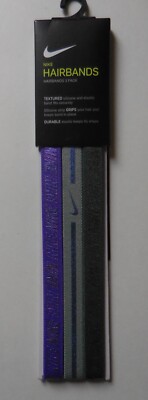 Nike Metallic Printed 2.0 Headbands Assorted 3PK Adult Unisex