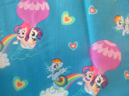 My Little Pony - Regenbogen - Baumwollstoff Design ein Standard Handarbeit Kissenbezug - Bild 3 von 6