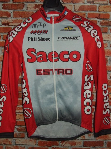 SAECO ESTRO GIESSEGI MAGLIA BICI CICLISMO SHIRT MAILLOT