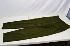 NWT Narciso Rodriguez Virgin Wool Moss Colored Pants Eu Size 40