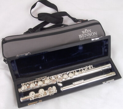 Querflöte Roy Benson FL-202E Querflöte E-Mechanik inkl. Etui Tasche Flute Flöte
