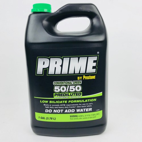 50/50 PREDILUTED ANTIFREEZE/COOLANT 1 GAL CONVENTIONAL GREEN PRIME BY