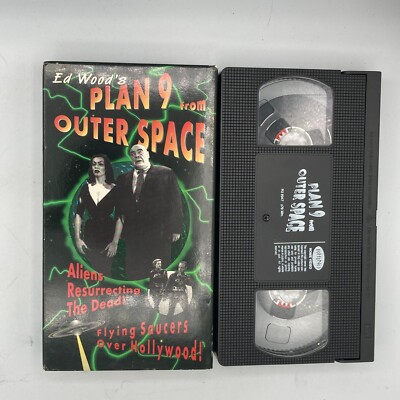 Plan 9 From Outer Space (1959), VHS Movie, Rhino Home Video (1994), Ed Wood CULT