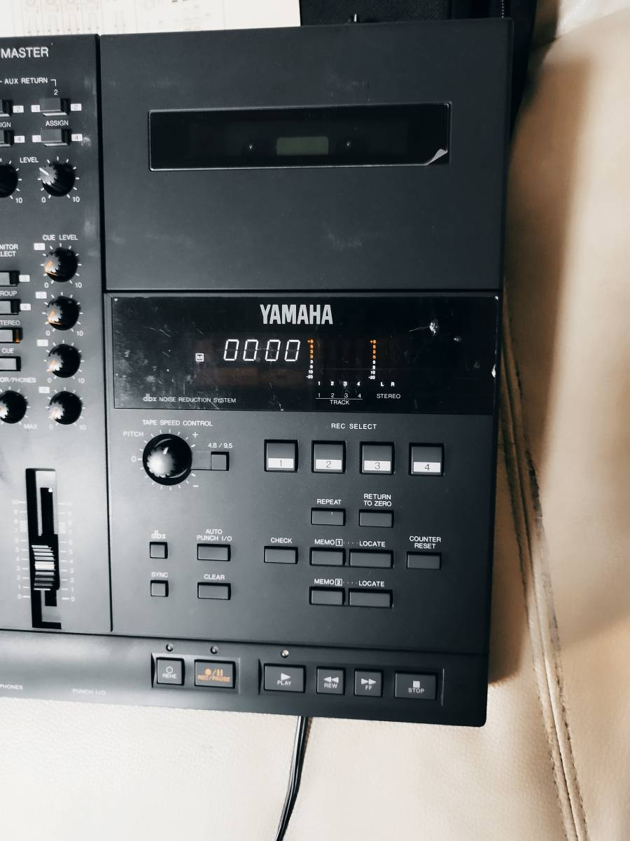 名機 YAMAHA MT4X 4ch MTR ソフトケース付き Yamaha MT4X Multitrack Cassette Tape Recorder Analog 4 track Audio