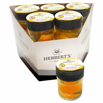 Herberts Mispelchen 10x0,02 l Apfellikör mit einem Mispelstück, Herbert s Frucht