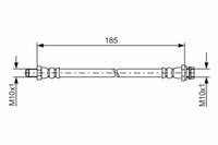 Bremsschlauch Hinten FüR Volvo Bosch 1987481564