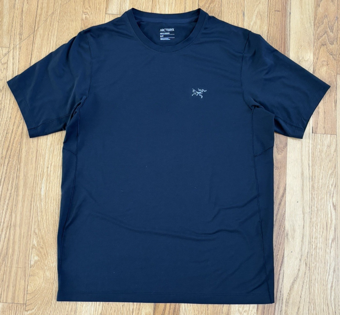 ARC'TERYX Arcteryx T Shirt Nera Manica Corta Logo Uomo Taglia S