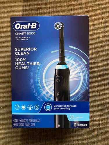 Oral-B Smart 5000 Rechargeable Electric Powered Toothbrush With Travel Case