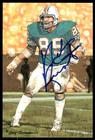 Nick Buoniconti Signed Autographed Goal Line Art Card GLAC Postcard JSA COA