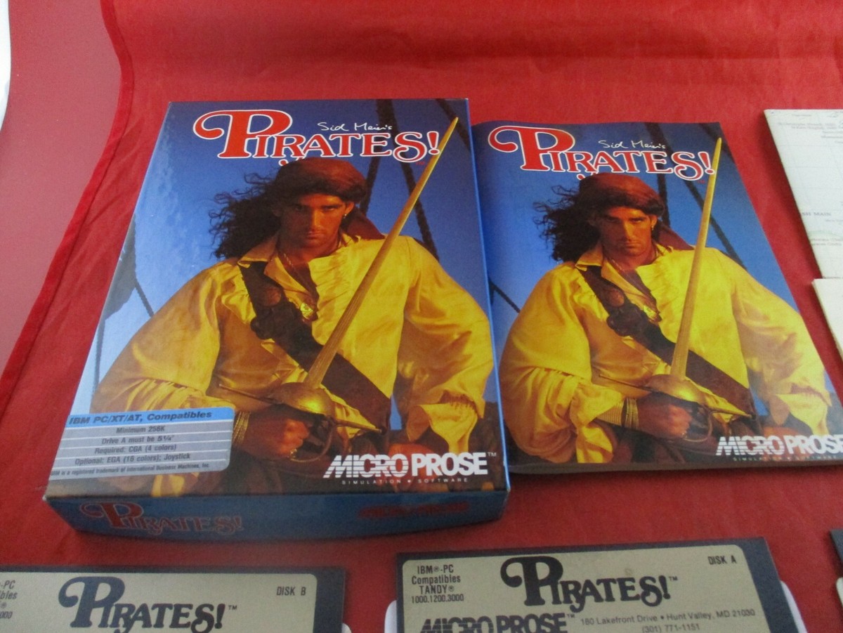 Sid Meier's Pirates! IBM PC 5.25
