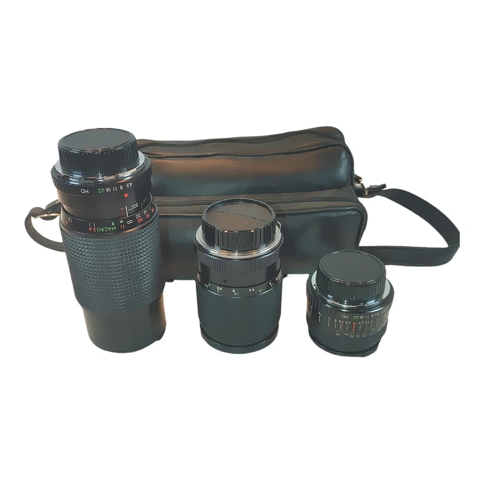 Juego de 3 lentes MC SUPER ALABINAR AUTO 28mm, SAKAR 135mm, SUPER ALABINAR 205mm Foto 2 de 4