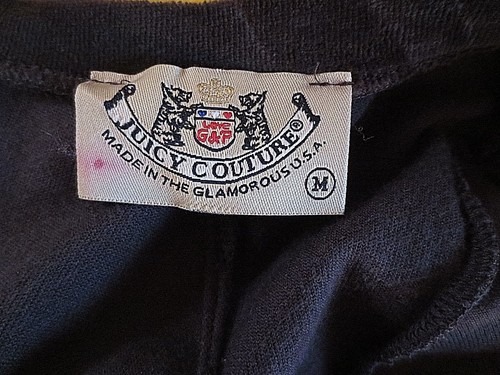 JUICY COUTURE ladies BROWN VELOUR DRESS sz M MEDIUM - Picture 6 of 8