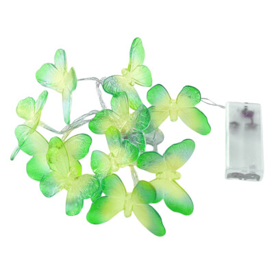 HHMTAKA Schmetterling-Lichterkette – 3 M, 20 LEDs, USB, Warmweiß, Für Innen & Außen