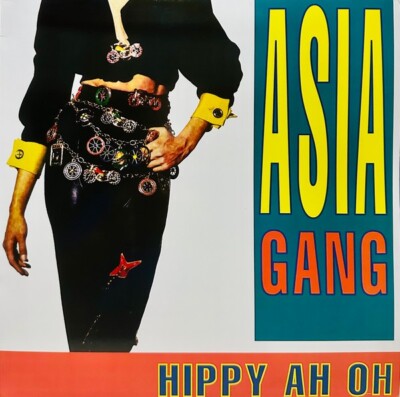 Asia Gang   Hippy Ah Oh  12'' ITALO DISCO HI NRG ULTRA RARE RED COLOR LP NM