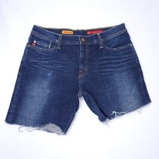 Adriano Goldschmied AG The Fillmore "Cut-Off" Jean Short 33 Pima Cotton USA MADE