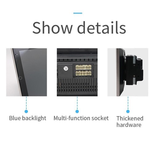 Rotatable 10.1'' Android 11 Car Stereo Radio Touch Screen GPS Wifi Double 2DIN - Picture 7 of 12
