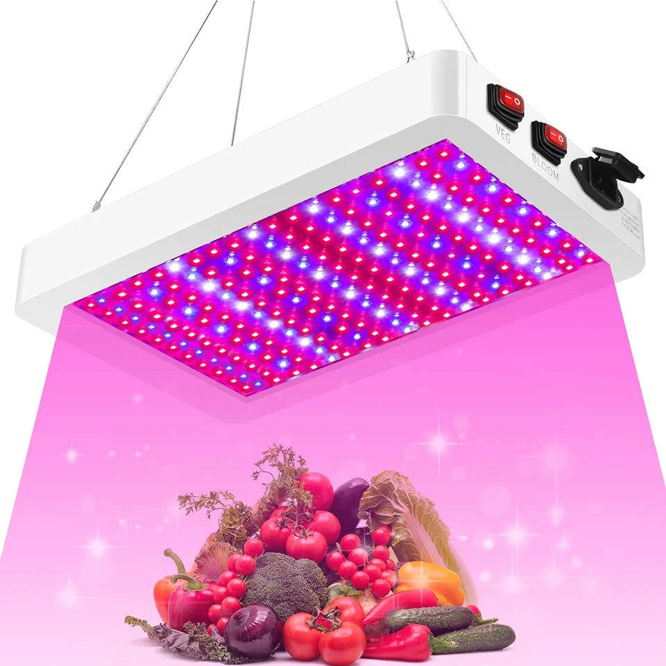 LED Pflanzenlampe Vollspektrum LED Gewächshaus Lampe Grow Light Wachstumslicht - Bild 2 von 4
