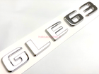 Insignia GLE63 AMG Cromada Para Portón Trasero Mercedes: Tunea Tu SUV Con Estilo