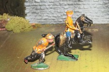 VERY RARE THEODORE HAHN LEAD TOY SOLDIER CAVALRY BUGLER  INFANTRY -1920