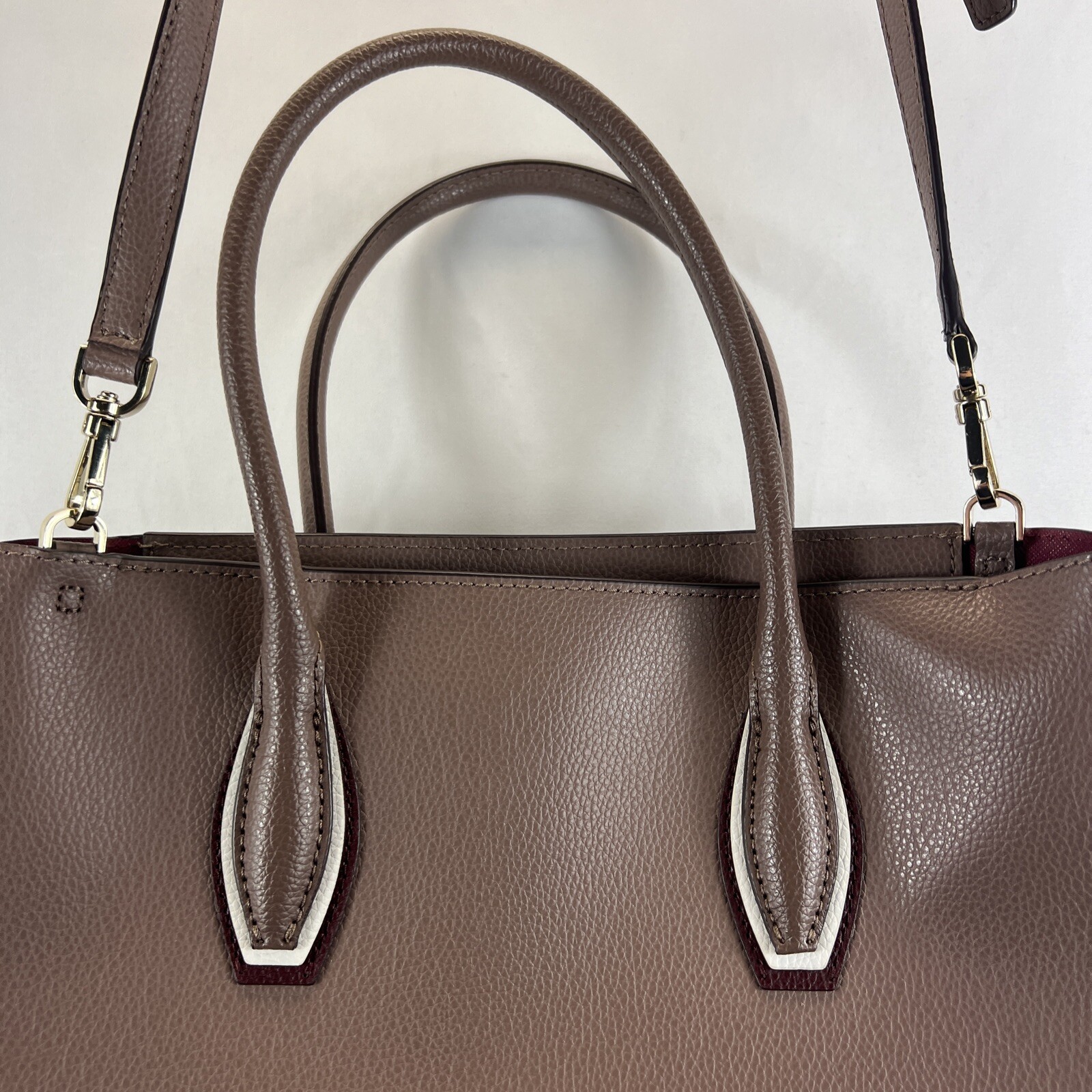 Kate Spade Solid Brown Double & Adjustable Should… - image 15