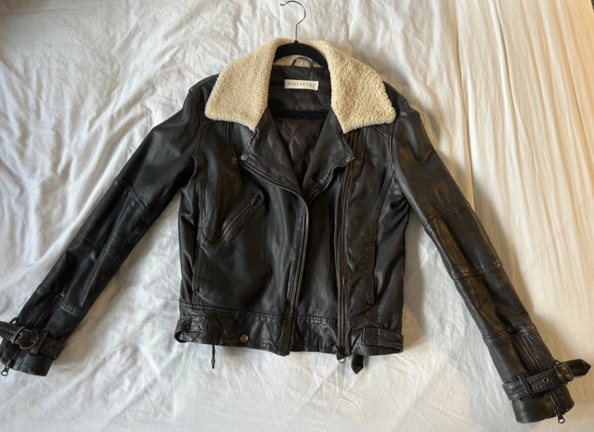 Whistles Leather Jacket 