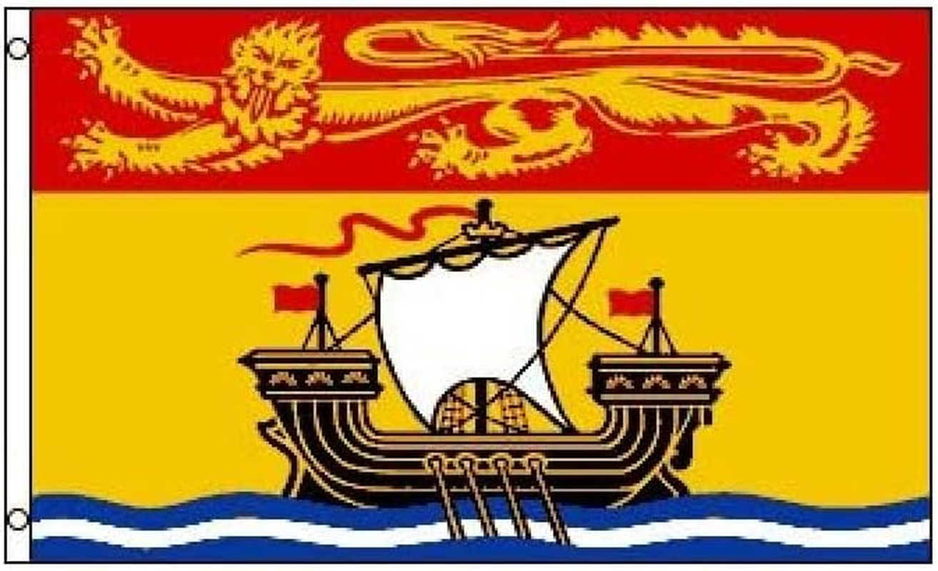 New Brunswick Flag 3x5 Ft 100D Polyester Canadian Region Banner