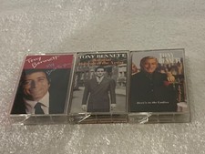 Tony Bennett lot of 3 Cassette Tapes -My Best to You, Astoria, Here  s To Ladies