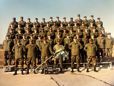 1982 Army Fort Leonard Wood Missouri 11x14 Photo Platoon D 43 BT 2 READ
