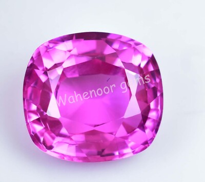 Natural Mogok Pink Ruby 29.05 Ct Cushion Certified Flawless Loose Gemstone