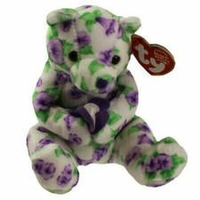 TY Beanie Baby CORSAGE the Bear (7 inch) -Mint with Tag