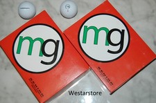 MG SENIOR  2 DOZEN White Golf Balls FREE 2 Dozen TEES  MARKERS